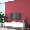 Chic Home Noa TV-taso L180 cm, valkoinen/ruskea