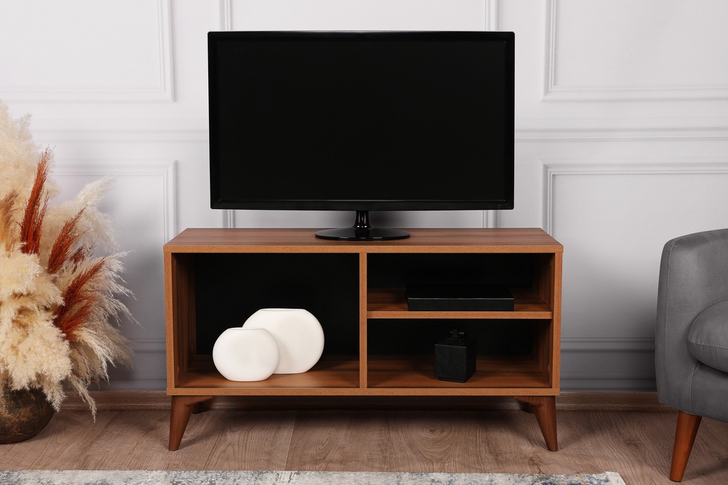 Chic Home Zinoa TV-taso 100 cm, tummanruskea