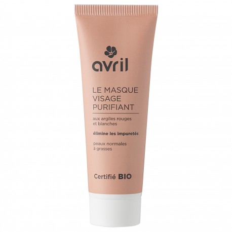 Avril Organic 50 ml Puhdistava kasvonaamio rasvoittuvalle iholle 
