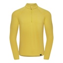 Fjord Nansen Vik 1/4 Zip pitkähihainen paita miehille L, keltainen