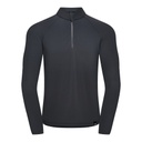 Fjord Nansen Vik 1/4 Zip pitkähihainen paita miehille M, tummanharmaa