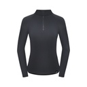 Fjord Nansen Vik 1/4 Zip pitkähihainen paita naisille XS, tummanharmaa