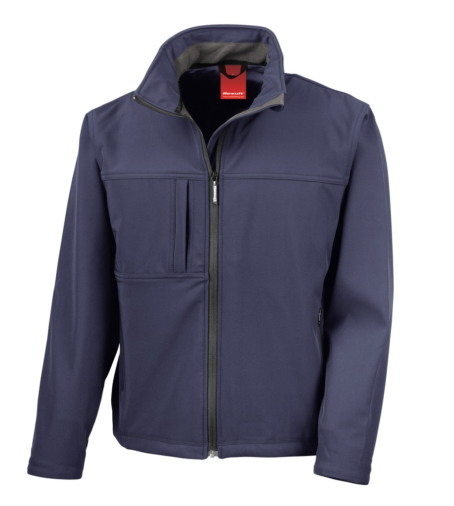 Softshell-takki Result Classic, vedenpitävä, navy miesten 3XL       