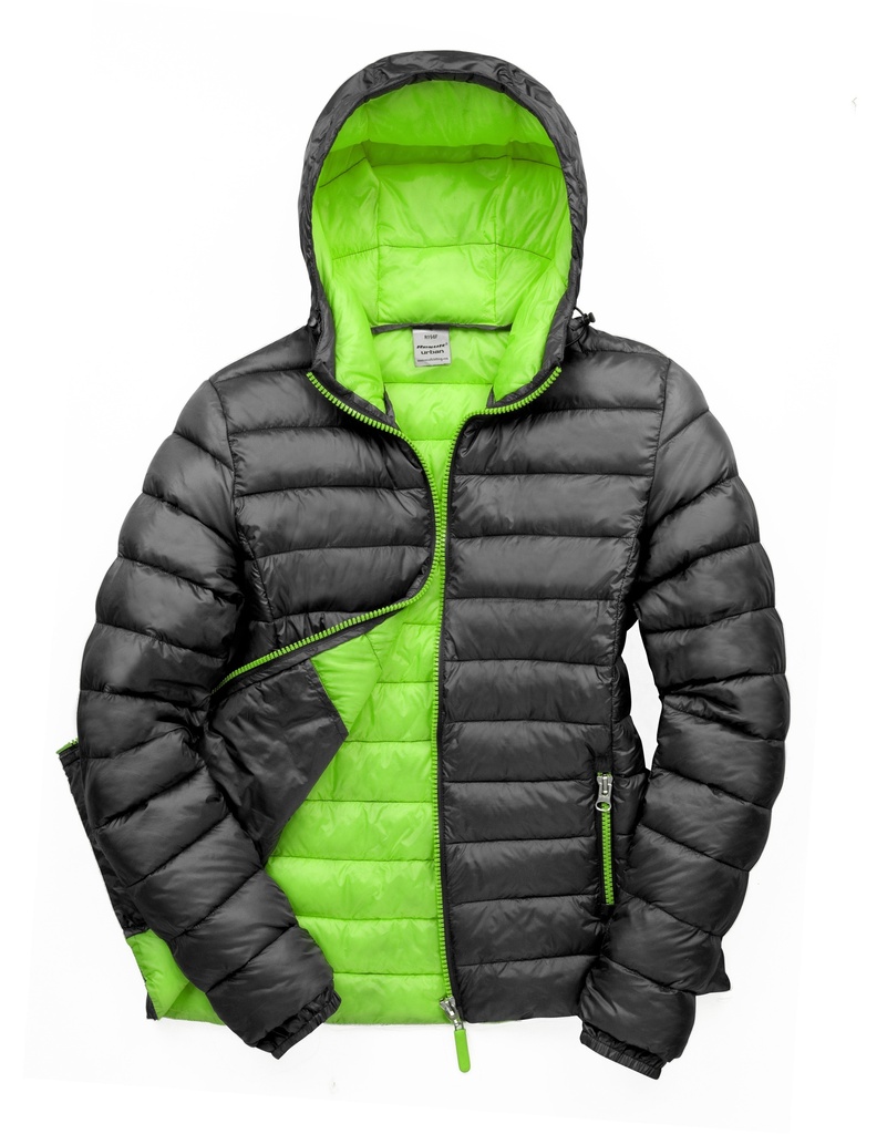 Toppatakki Result Snowbird, vettä hylkivä, musta / lime naisten XS        