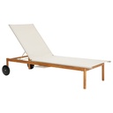 MONO aurinkotuoli alumiini, beige