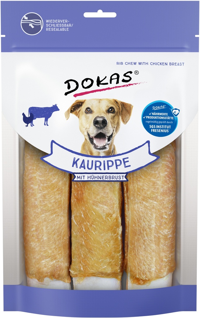 Dokas koiran pururibsit kananrinnalla 210g