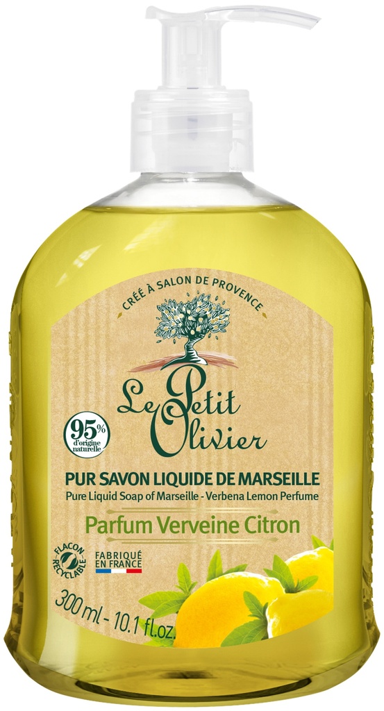 LPO Nestemäinen Marseille-saippua 300ml Verbena Lemon perfume