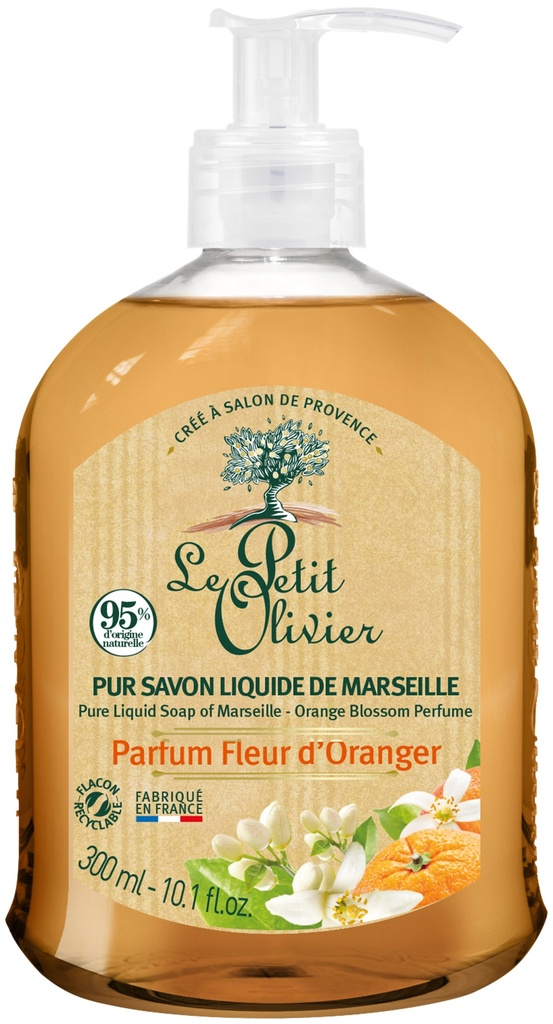 LPO Nestemäinen Marseille-saippua 300ml Orange Blossom