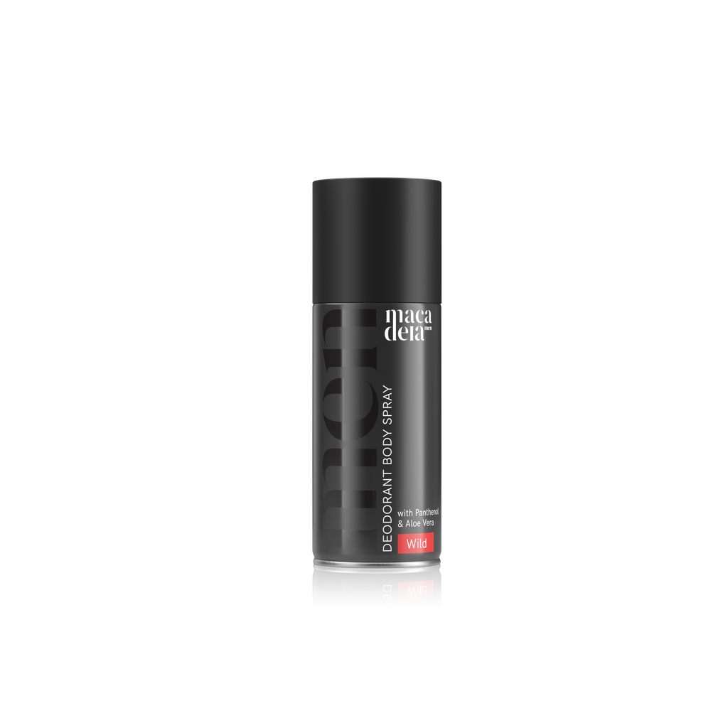 Macadeia Men Deodorant Body Spray Wild 150ml