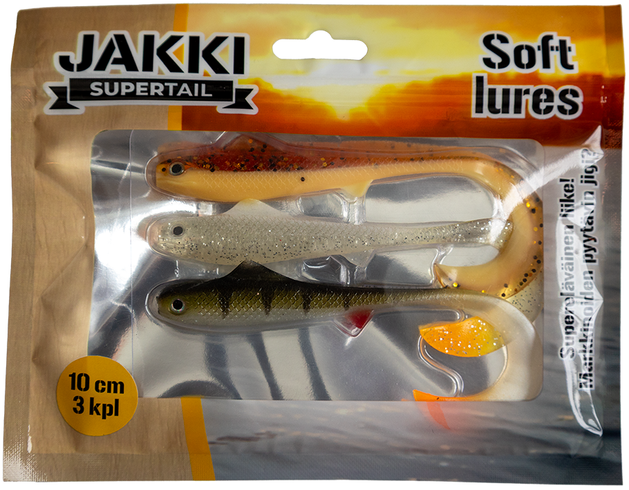 Jakki SuperTail 3kpl 10cm sadesään värisetti: 110,111,112