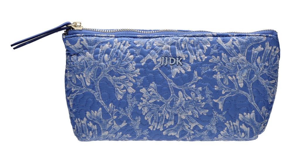 JJDK Papetee kosmetiikkapussi, sininen korallikuvioilla, 20x12x7 62451