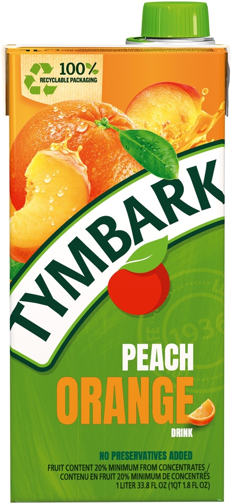 Tymbark mehujuoma 1L appelsiini-persikka