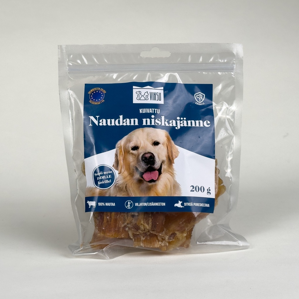 Viksu koiralle naudan niskajänne 200g