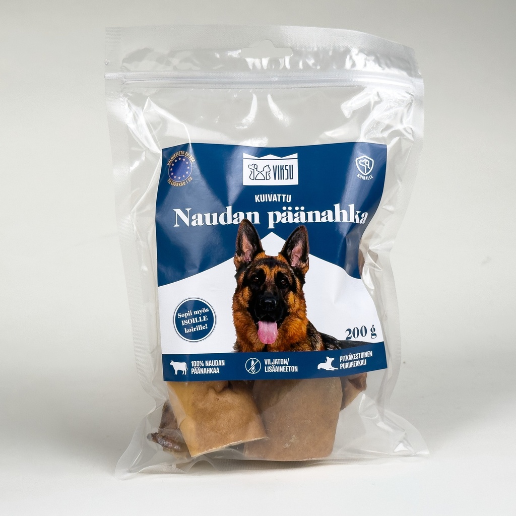 Viksu koiralle naudan päänahka 200g