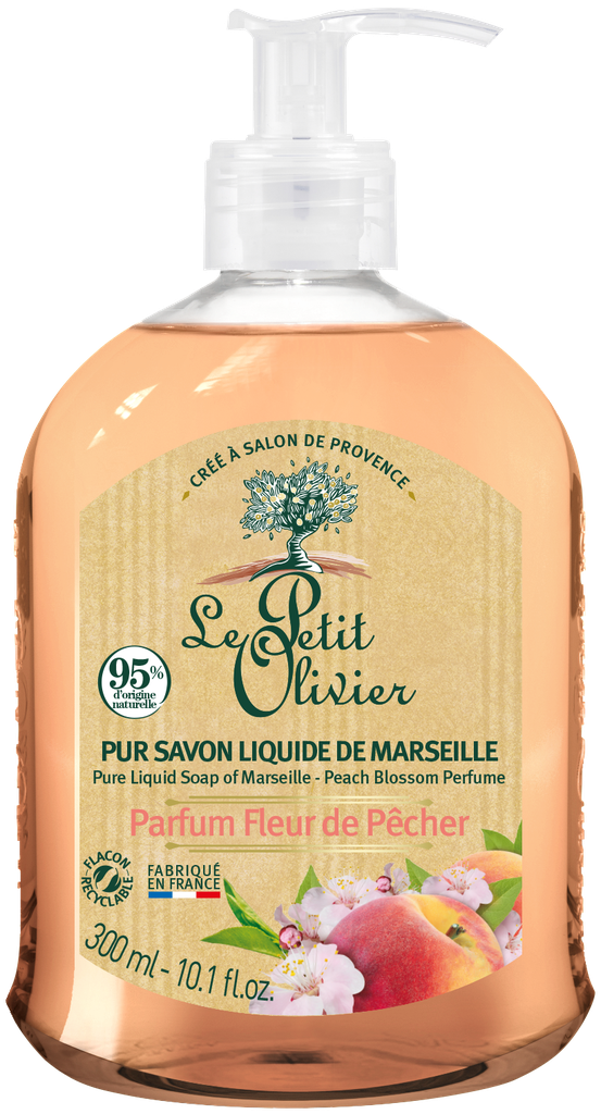 LPO Nestemäinen Marseille-saippua 300ml Peach