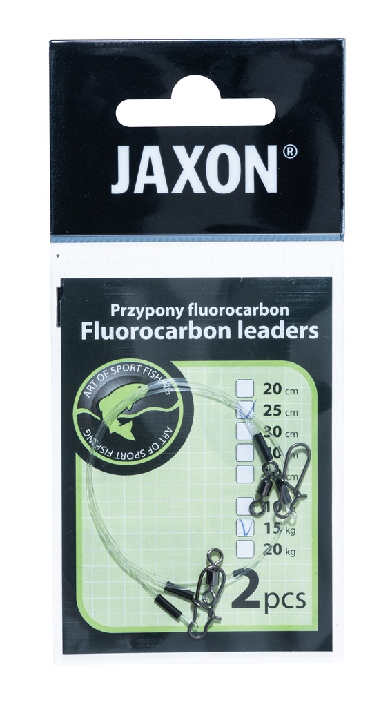 Jaxon Fluorocarbon perukkeet 20cm 10kg 2kpl