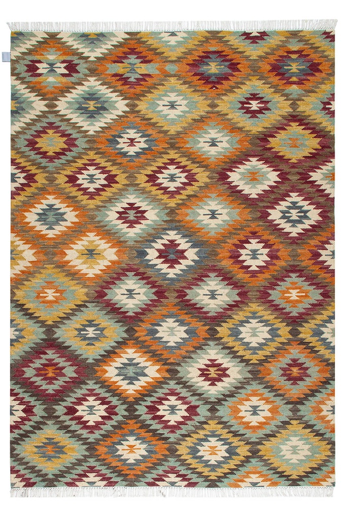 Jalal Kilim Sivas Des.9 -villamatto 200x140cm, moniväri