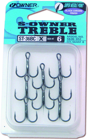 Owner ST36BC kolmihaarakoukku koko 6