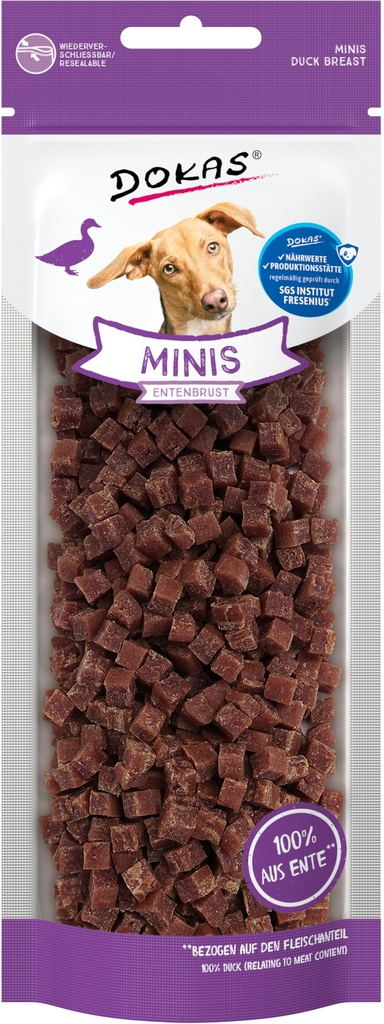 Dokas koiranherkut minis ankka 70g