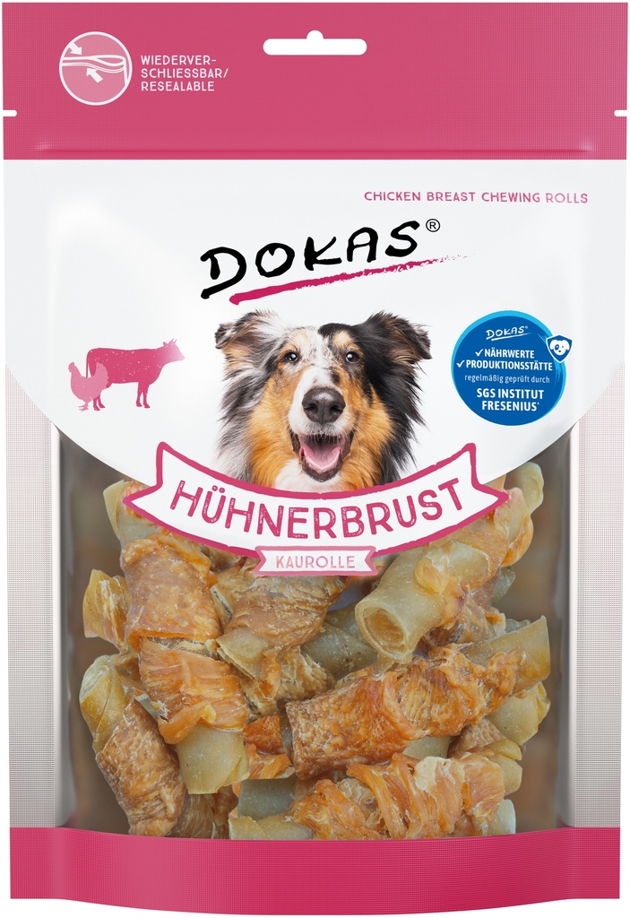 Dokas koiran pururullapala kanalla 250g