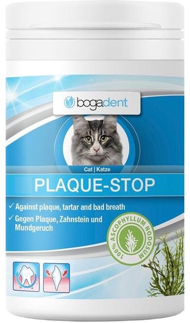 Bogadent kissan plaque-stop jauhe 70g 100 % luonnollinen