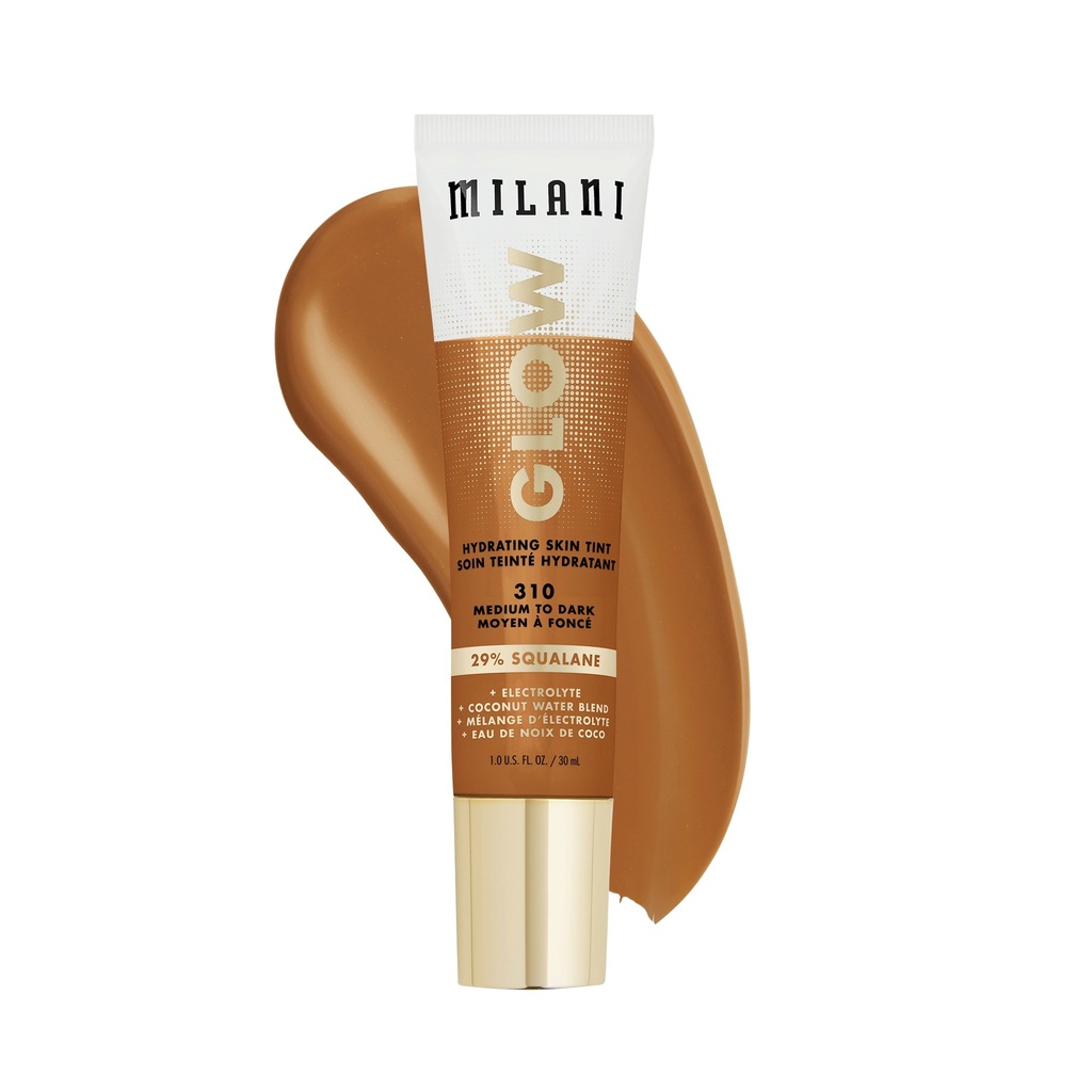 Milani Glow Hydrating Skin Tint 310 Medium to Dark