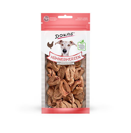 Dokas koiran pakastekuivattu kanansydän 22g