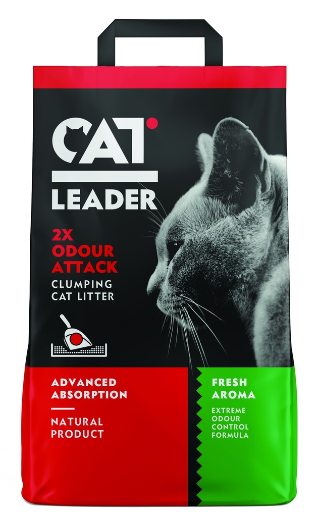 Cat Leader paakkuuntuva kissanhiekka hajunpoistolla raikas 5kg