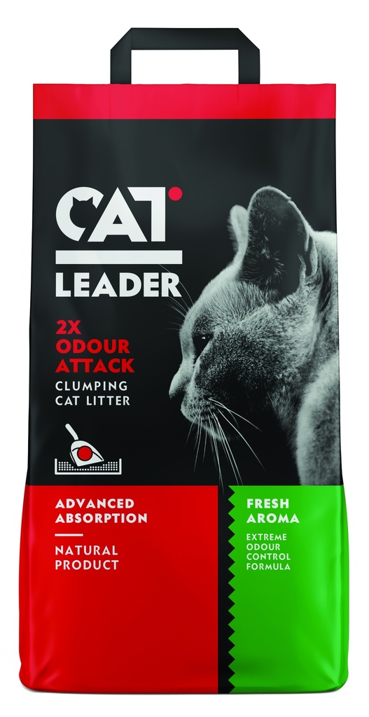 Cat Leader paakkuuntuva kissanhiekka hajunpoistolla raikas 10kg
