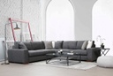 Chic Home Loop kulmasohva 282x282 cm, tummanharmaa