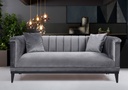 Chic Home Trendy - Dark Grey 2-Seat Sofa
