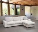 Chic Home Loop kulmasohva divaanilla 270x194 cm R, valkoinen