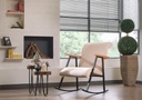 Chic Home Yonna keinutuoli metallirungolla, beige