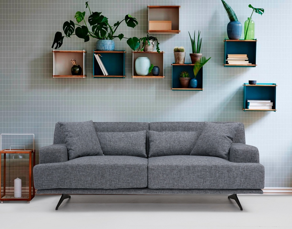 Chic Home Anelma 2-istuttava sohva 200 cm, harmaa