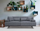 Chic Home Anelma 2-istuttava sohva 200 cm, harmaa