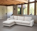 Chic Home Loop kulmasohva divaanilla 270x194 cm L, valkoinen