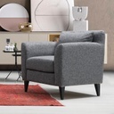 Chic Home Norra nojatuoli 80x76xK83 cm, tummanharmaa
