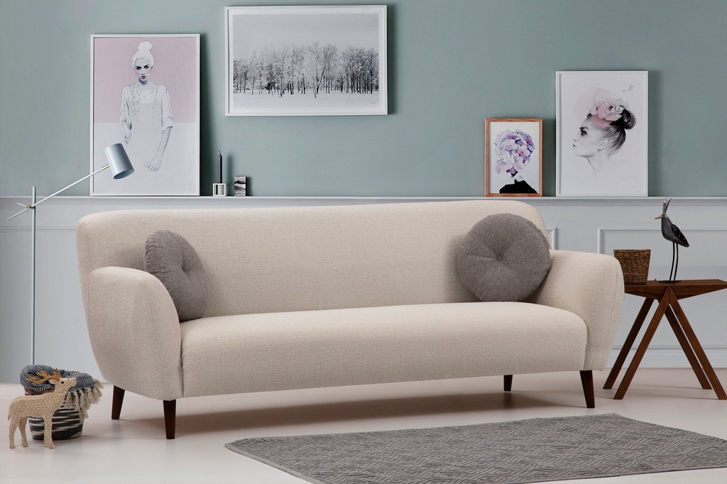 Chic Home Taisto 3-istuttava sohva 220x87xK87 cm, beige