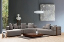 Chic Home Gisele modulaarinen kaarisohva 522 cm R, harmaa