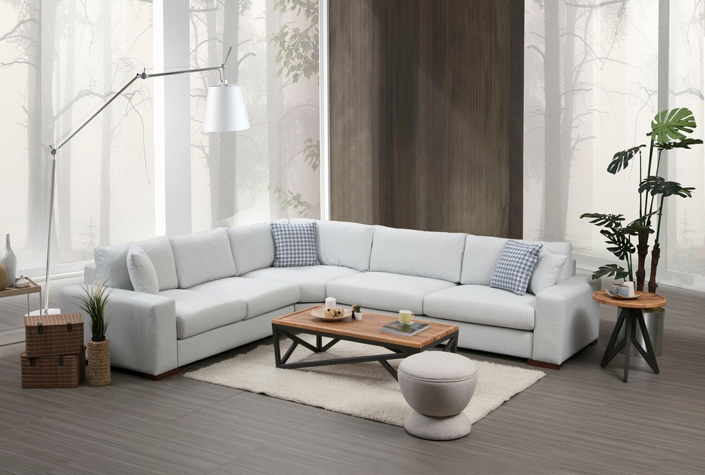 Chic Home Loop kulmasohva 363x282 cm R, harmaa