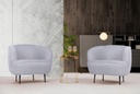 Chic Home Pilvi nojatuoli 83x72xK75 cm, vaaleanharmaa