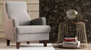 Chic Home Sulevi nojatuoli 76x87xK91 cm, vaaleanharmaa