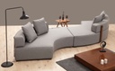 Chic Home Gisele S modulaarinen kaarisohva 360 cm, harmaa
