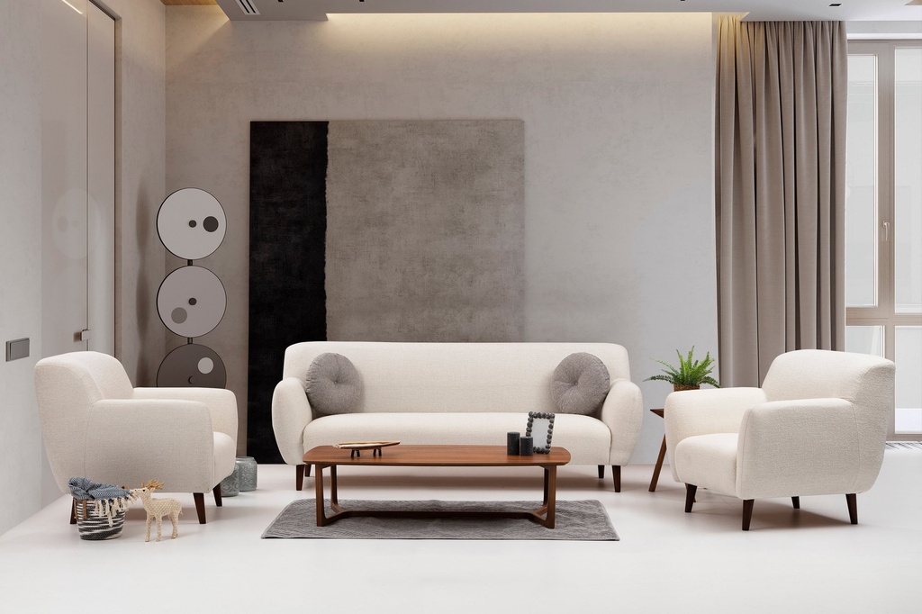Chic Home Taisto nojatuoli 87x87xK87 cm, beige