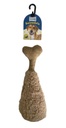 Viksu koiranlelu Luupää ruskea-beige 25cm