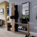 Chic Home Johannes vaatenaulakko 100x28xK160 cm, ruskea