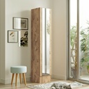 Chic Home Milka eteisen peilikaappi 36x36xK180 cm, ruskea