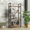 Chic Home Olavi kirjahylly 60x30xK150 cm, ruskea/harmaa