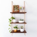 Chic Home Akseli seinähylly 40x14xK110 cm, ruskea