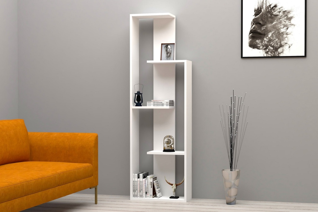 Chic Home Warma hyllykkö 50x20xK160 cm, valkoinen